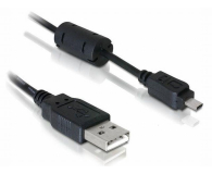 Delock Kabel USB 2.0 -mini USB Nikon (8-pin) 1,8m - 119838 - zdjęcie 2